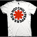 Red Hot Chili Peppers Unisex T-Shirt: Red Asterisk (Large)