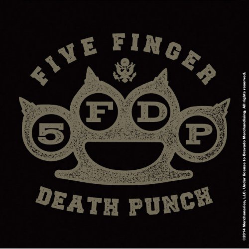 Five Finger Death Punch Single Cork Coaster: Brass Knuckle