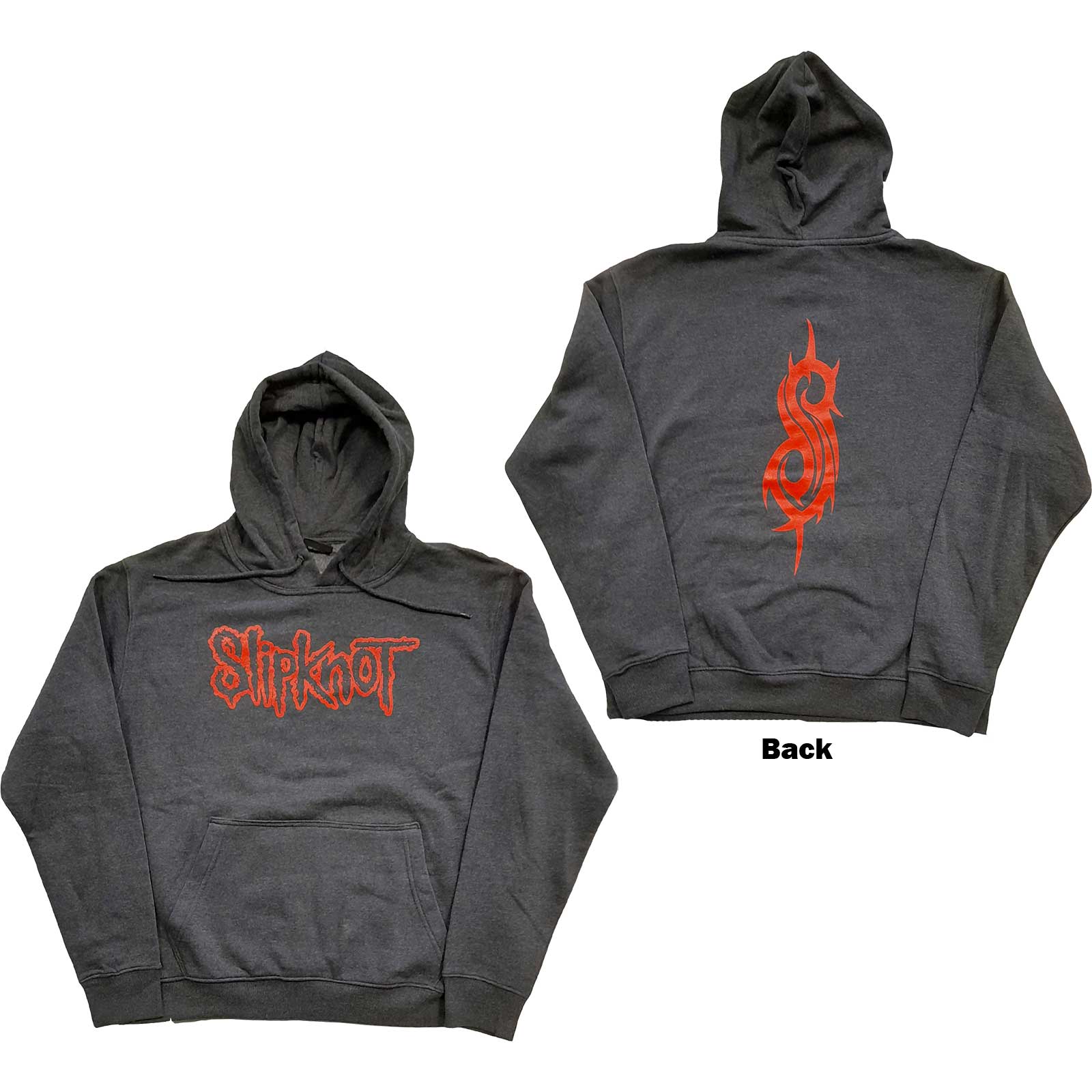 Slipknot Unisex Pullover Hoodie: Logo (Back Print) (Small)