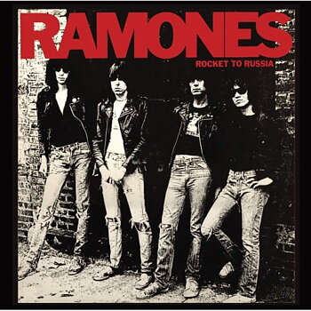 Ramones Single Cork Coaster: Rocket to Russia