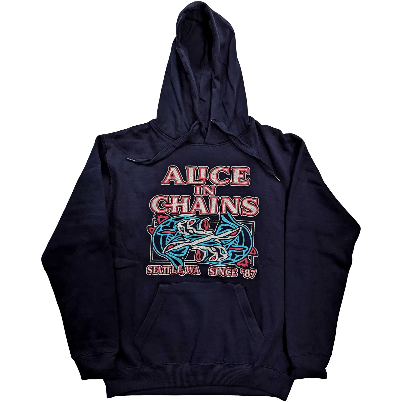 Alice In Chains Unisex Pullover Hoodie: Totem Fish (Medium)