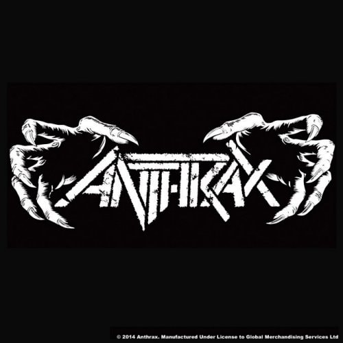 Anthrax Single Cork Coaster: Death Hands - 2