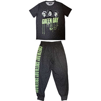 Green Day Unisex Pyjamas: Drips (Medium)