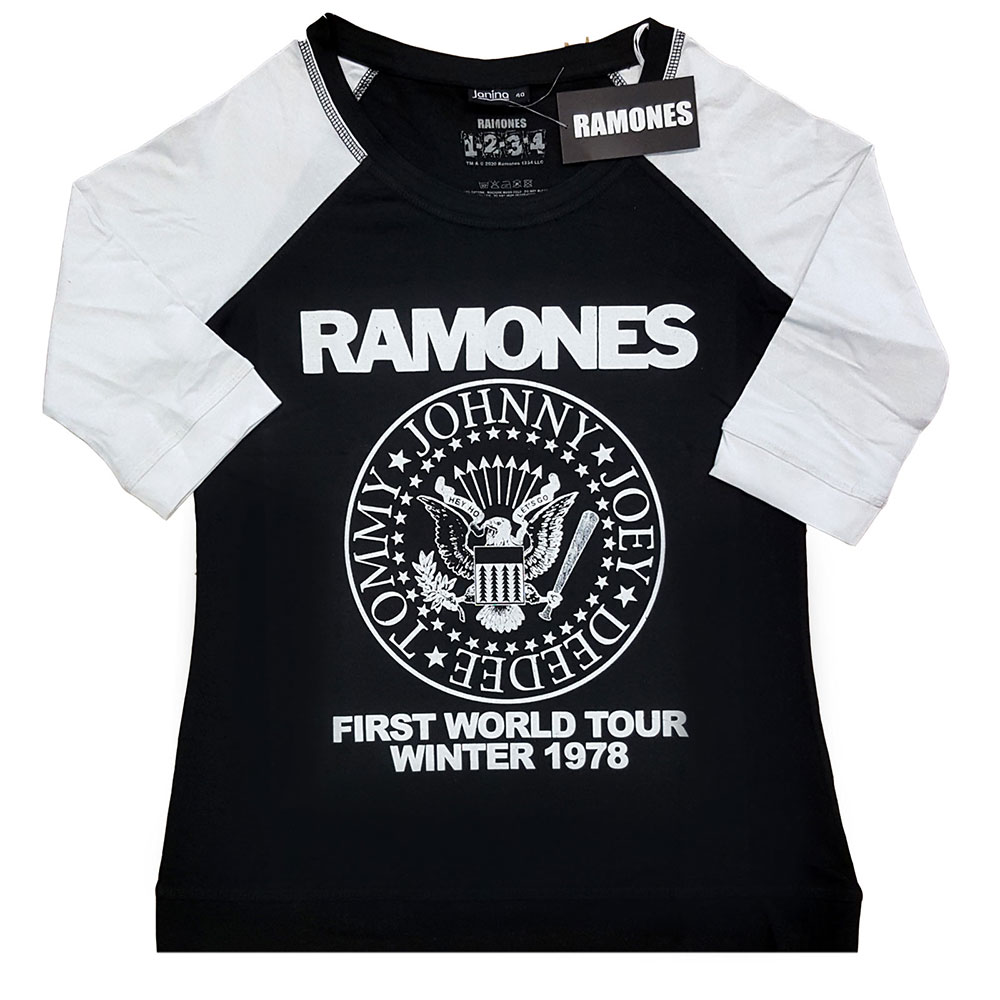 Ramones Ladies Raglan T-Shirt: First 
