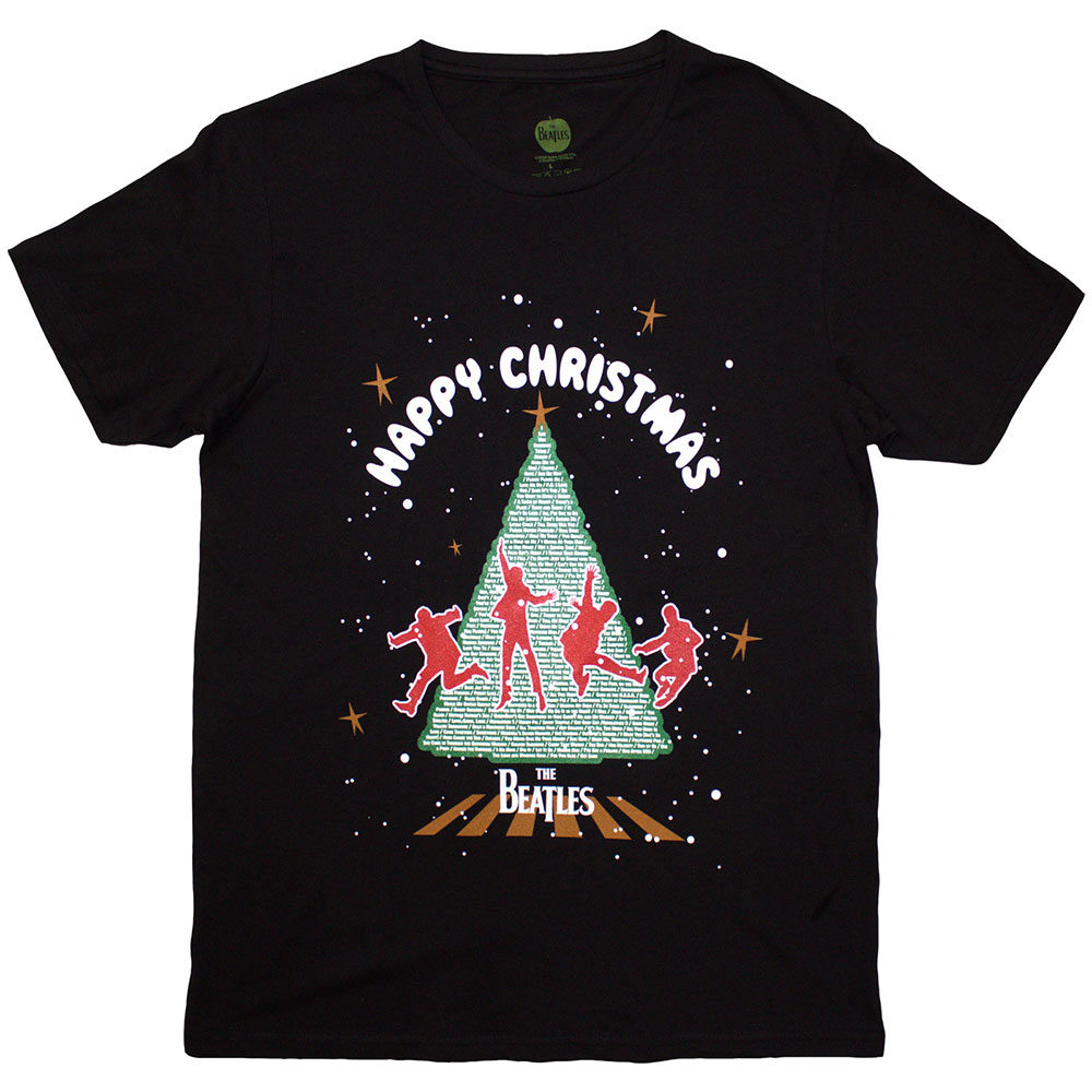 The Beatles Unisex T-Shirt: Christmas Tree (XX-Large)