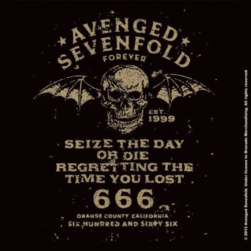 Avenged Sevenfold Single Cork Coaster: Seize the Day - 2