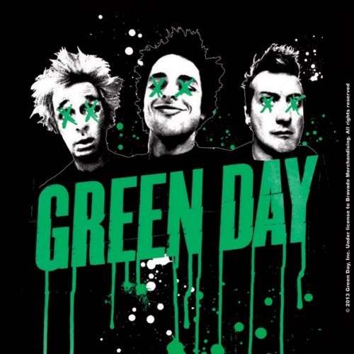 Green Day Single Cork Coaster: Drips - 2