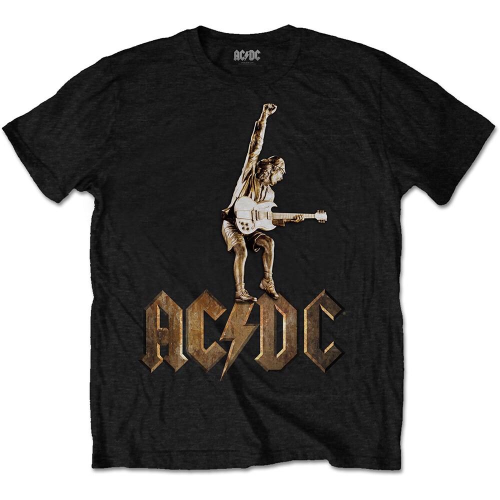 AC/DC Unisex T-Shirt: Angus Statue (X-Large) - 2