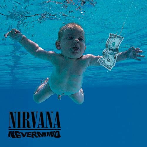 Nirvana Single Cork Coaster: Never Mind - 2