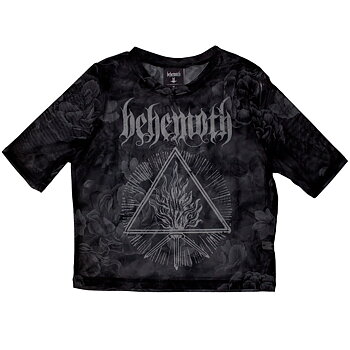 Behemoth Ladies Crop Top: Furor Divinus (Mesh) (XX-Large)