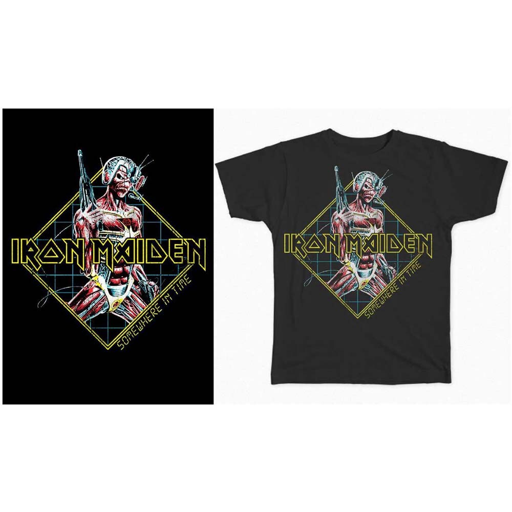Iron Maiden Unisex T-Shirt: Somewhere in Time Diamond (XX-Large) - 2