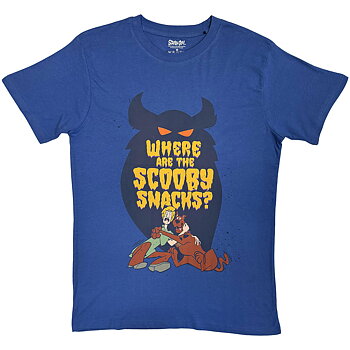 Scooby Doo Unisex T-Shirt: Scooby Snacks (Blue) (XX-Large)