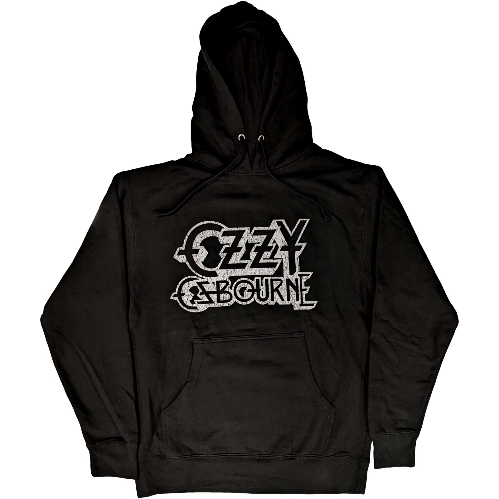 Ozzy Osbourne Unisex Pullover Hoodie: Vintage Logo (Medium)