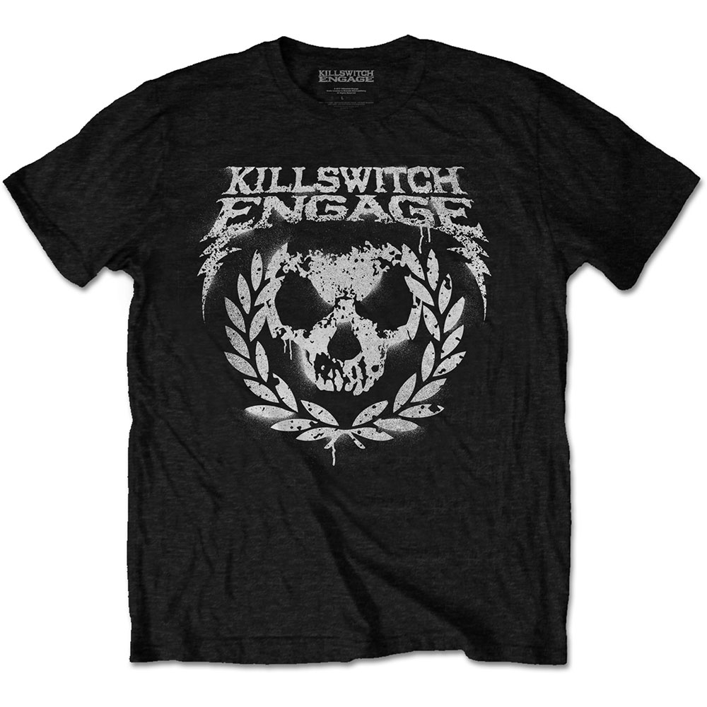 Killswitch Engage Unisex T-Shirt: Skull Spraypaint (X-Large)