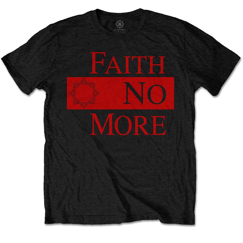 Faith No More Unisex T-Shirt: Classic New Logo Star (Medium)