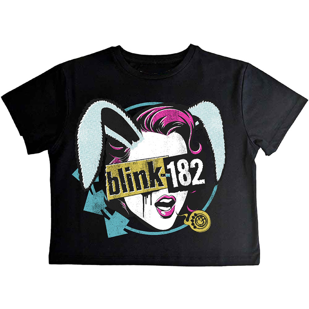Blink-182 Ladies Crop Top: Blind Date (Medium)