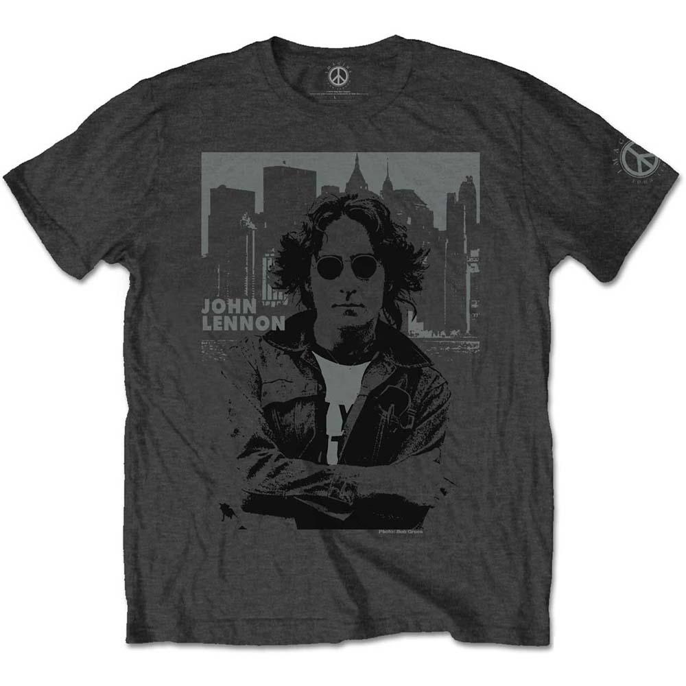 John Lennon Unisex T-Shirt: Skyline (XX-Large)