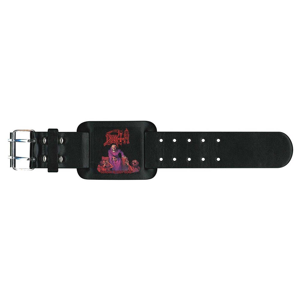 Death Leather Wrist Strap: Scream Bloody Gore - 2