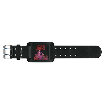 Death Leather Wrist Strap: Scream Bloody Gore