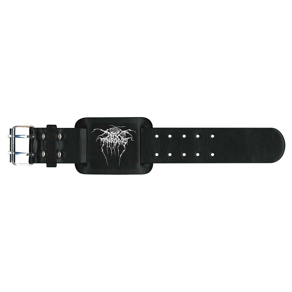 Darkthrone Leather Wrist Strap: Logo - 2