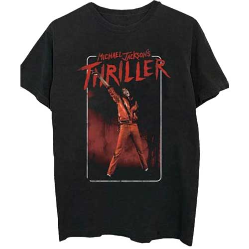 Michael Jackson Unisex T-Shirt: Thriller White Red Suit (XX-Large)