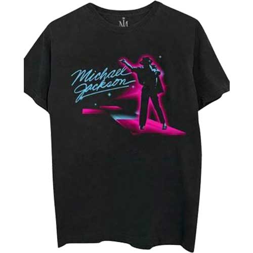 Michael Jackson Unisex T-Shirt: Neon (XX-Large) - 2
