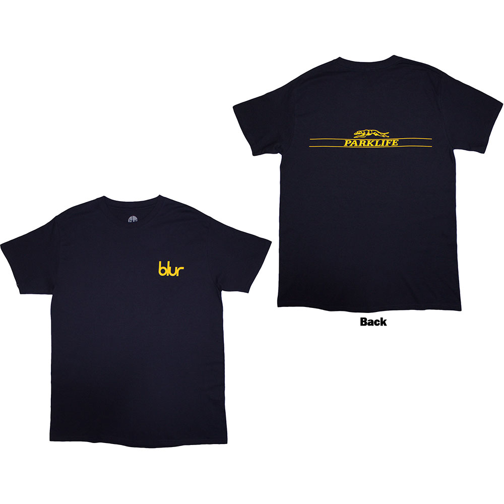 Blur Unisex T-Shirt: Parklife Back (Back Print Only) (X-Large)