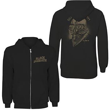 Black Sabbath Ladies Zipped Hoodie: Tour 1978 (Back Print) (Small)