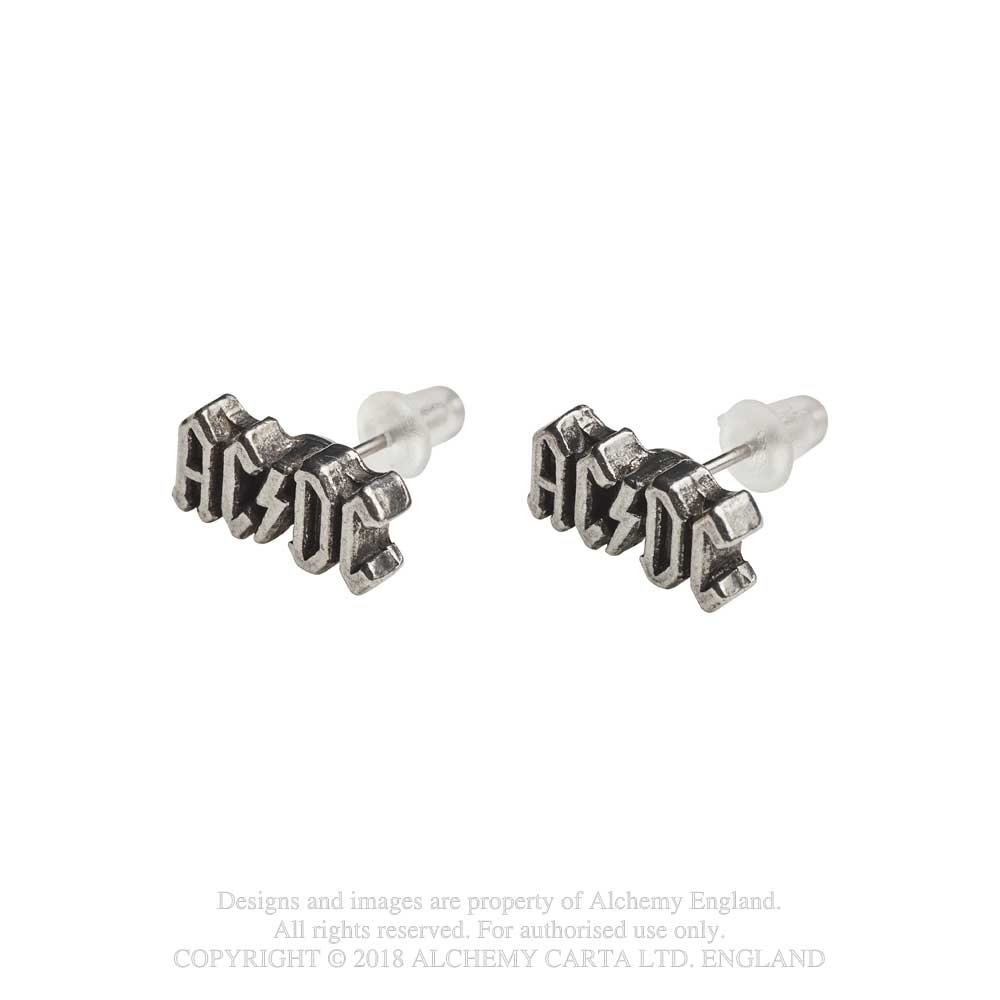 Earrings: AC/DC - Logo (studs) - 3