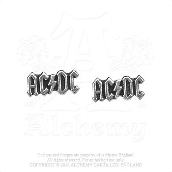 Earrings: AC/DC - Logo (studs)
