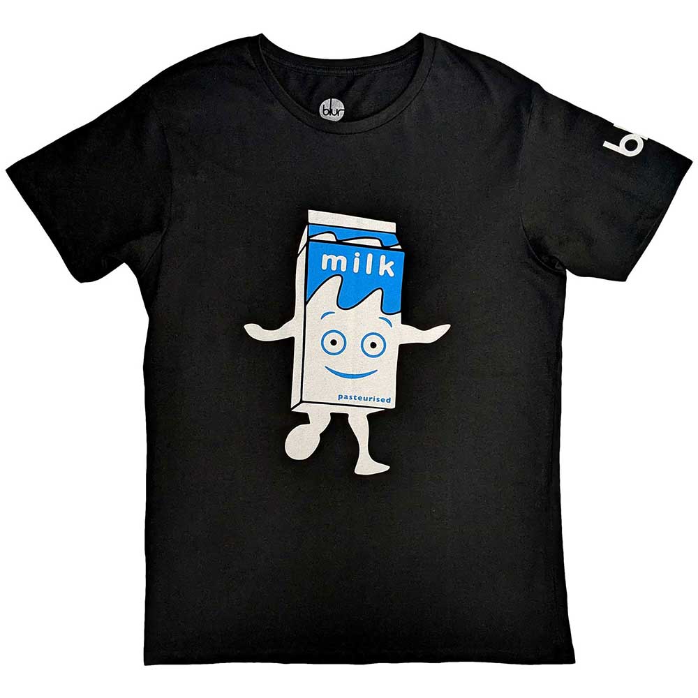 Blur Unisex T-Shirt: Milky (Sleeve Print) (Medium)