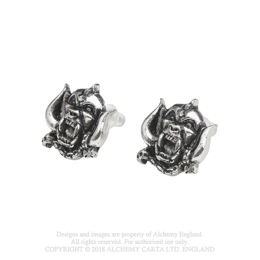 Earrings: Motorhead - War-Pig (studs) - 3
