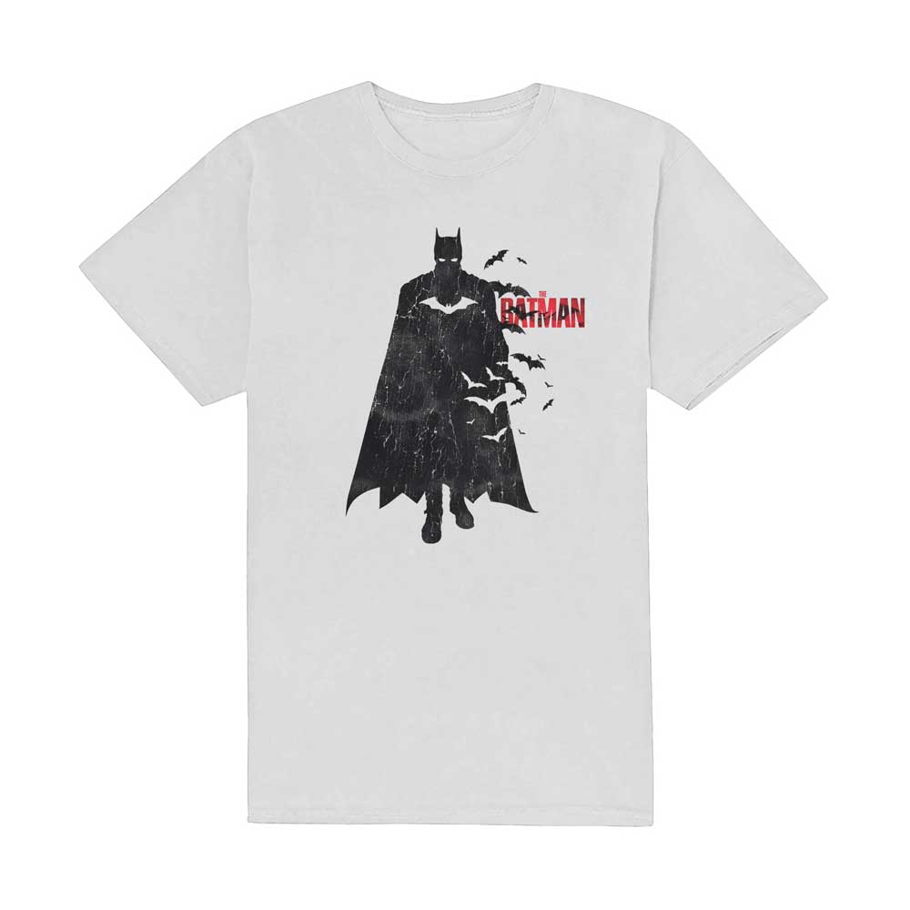 DC Comics Unisex T-Shirt: The Batman Distressed Figure (XX-Large)