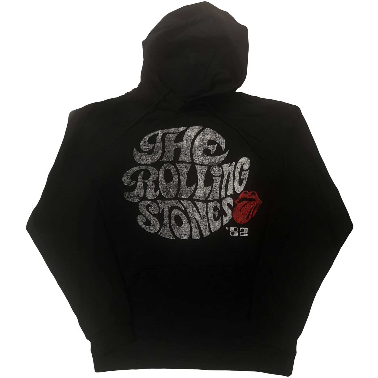 The Rolling Stones Unisex Pullover Hoodie: Swirl Logo '82 (Eco-Friendly) (Small)