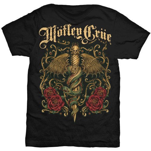 Motley Crue Unisex T-Shirt: Exquisite Dagger (XX-Large)