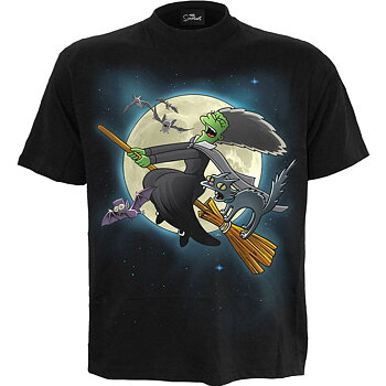 The Simpsons Unisex T-Shirt: Marge Witch (Black) (X-Large)