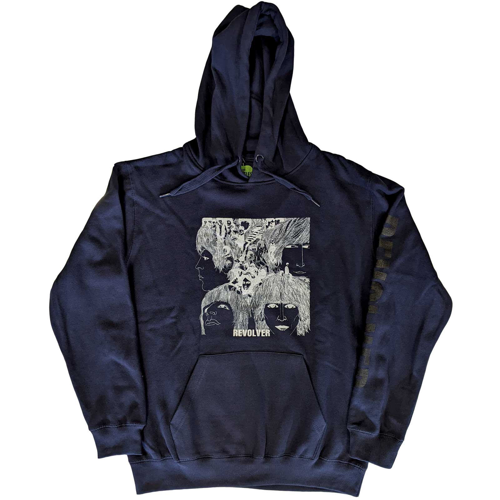 The Beatles Unisex Pullover Hoodie: Reverse Revolver (Sleeve Print) (X-Large)