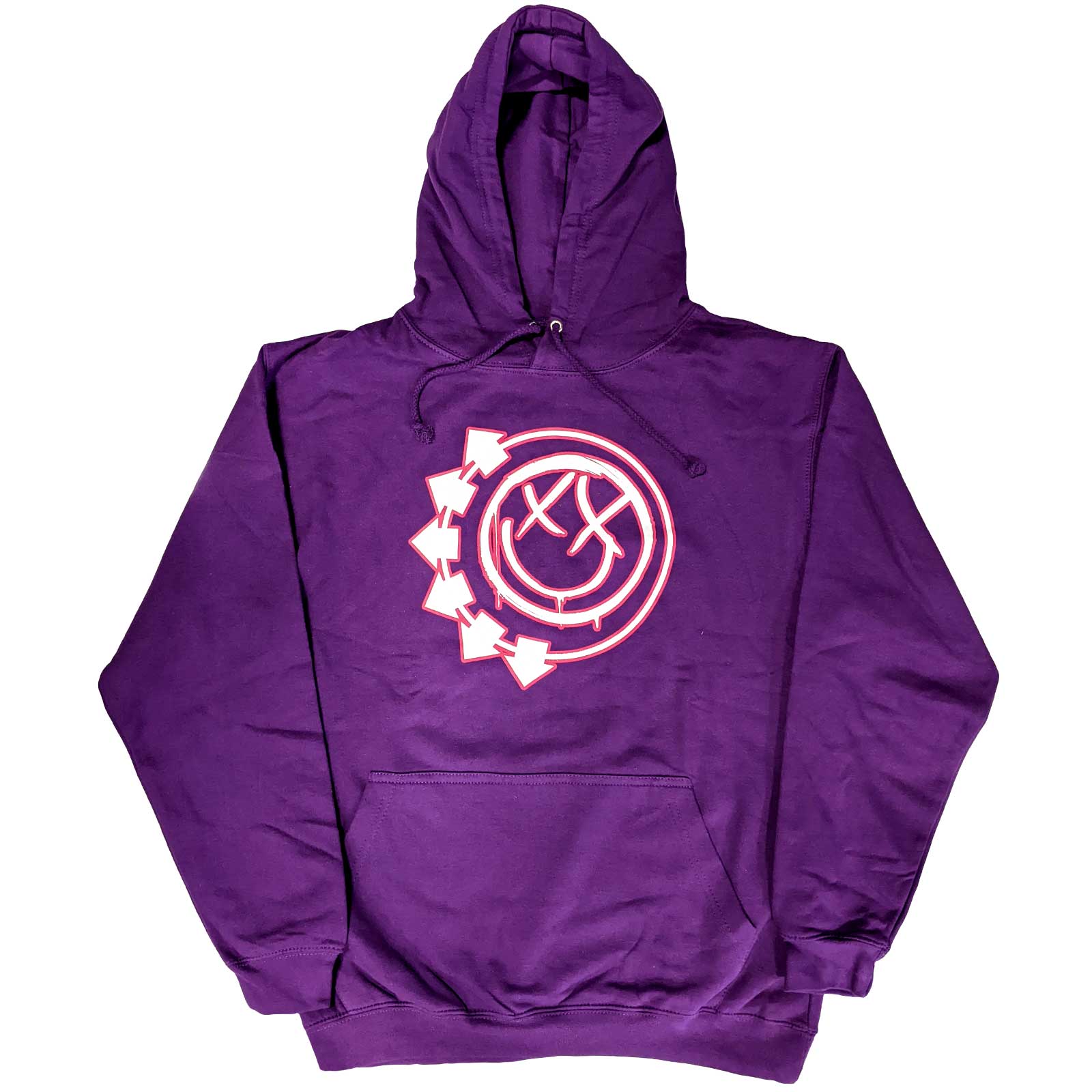 Blink-182 Unisex Pullover Hoodie: Six Arrow Smile (X-Large)