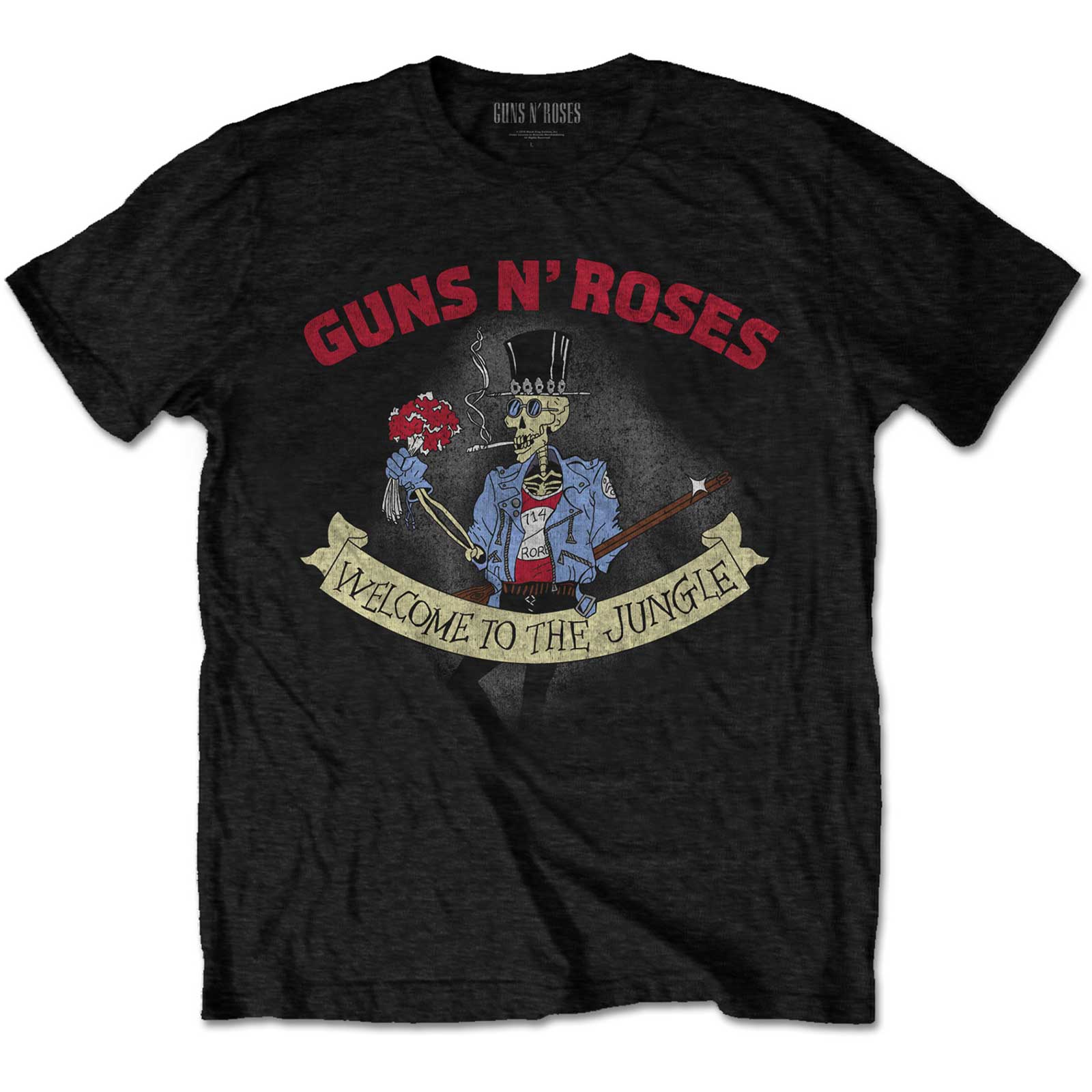 Guns N' Roses Unisex T-Shirt: Skeleton Vintage (XX-Large)