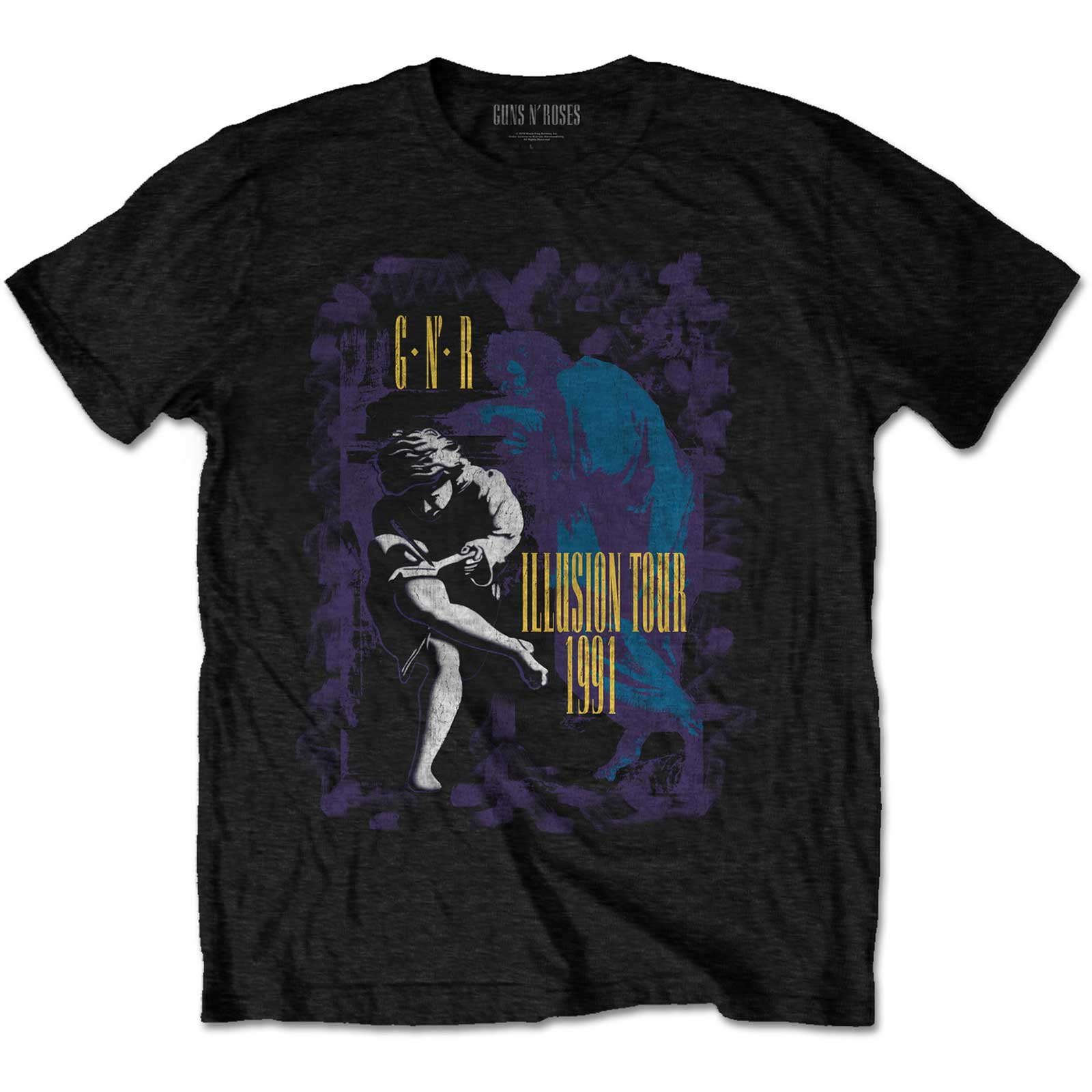 Guns N' Roses Unisex T-Shirt: Illusion Tour '91 (XX-Large)