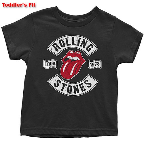 The Rolling Stones Kids Toddler T-Shirt: US Tour 1978 (3 Years)