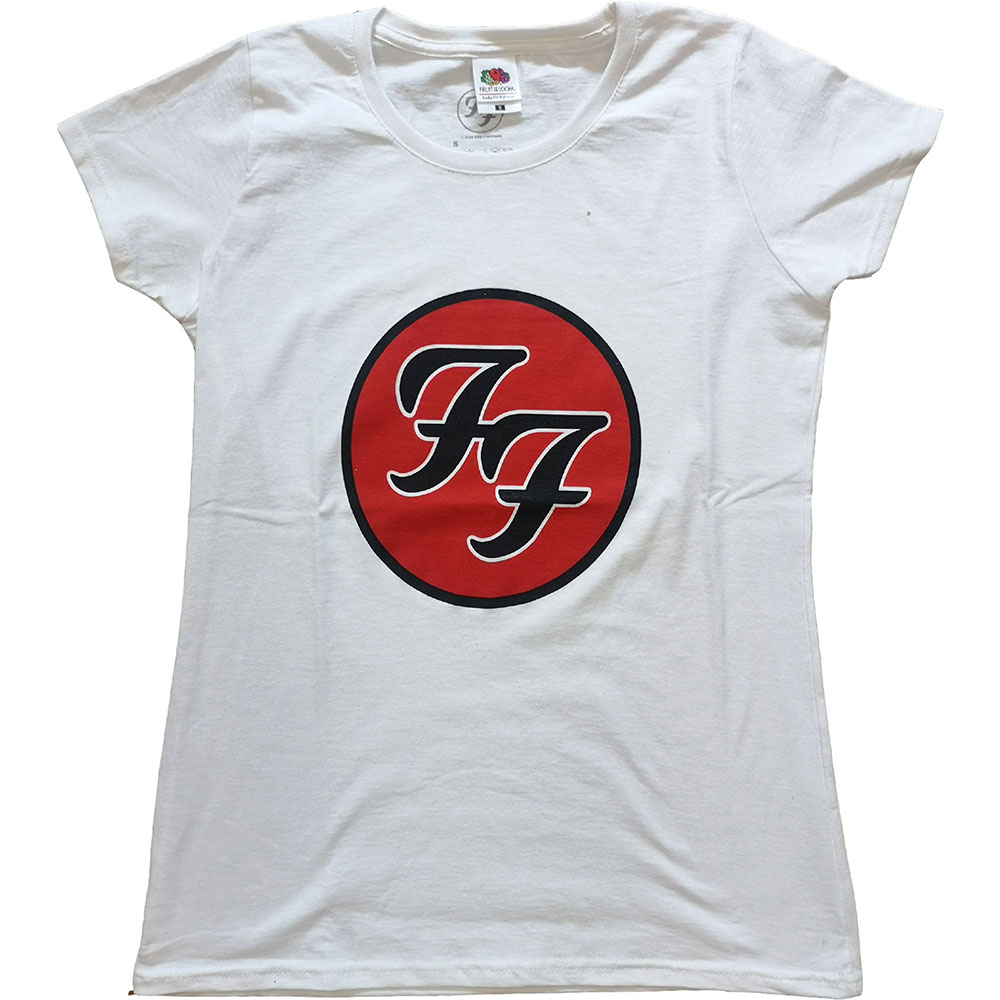 Foo Fighters Ladies T-Shirt: FF Logo (XX-Large)