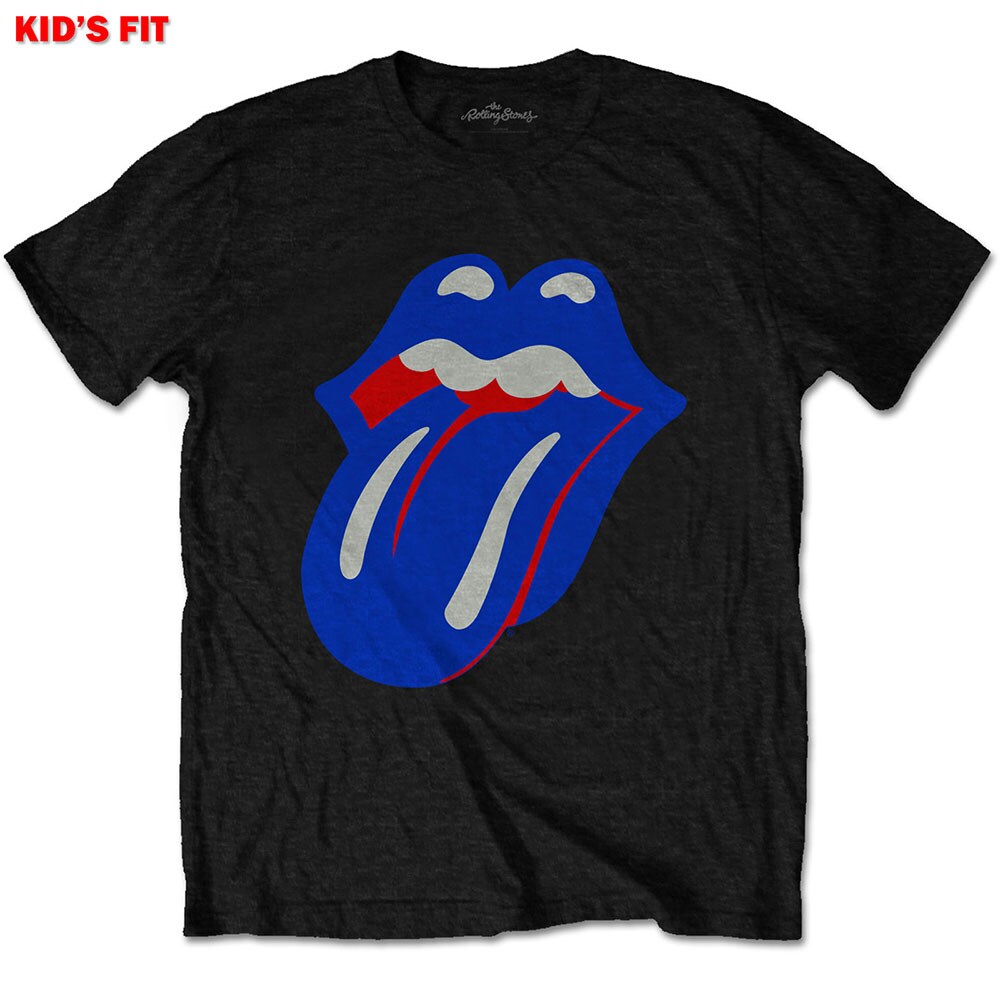 The Rolling Stones Kids T-Shirt: Blue & Lonesome Classic Tongue (5-6 Years)