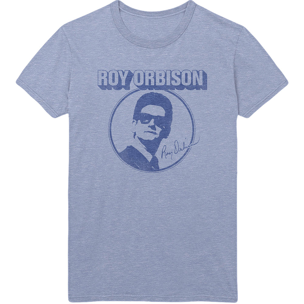 Roy Orbison Unisex T-Shirt: Photo Circle (Medium)