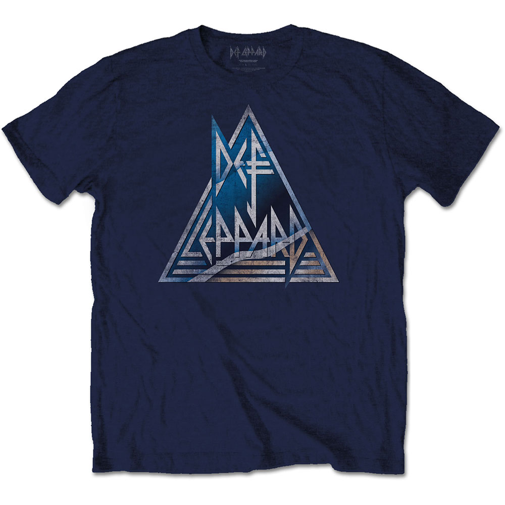 Def Leppard Unisex T-Shirt: Triangle Logo (XX-Large) - 2