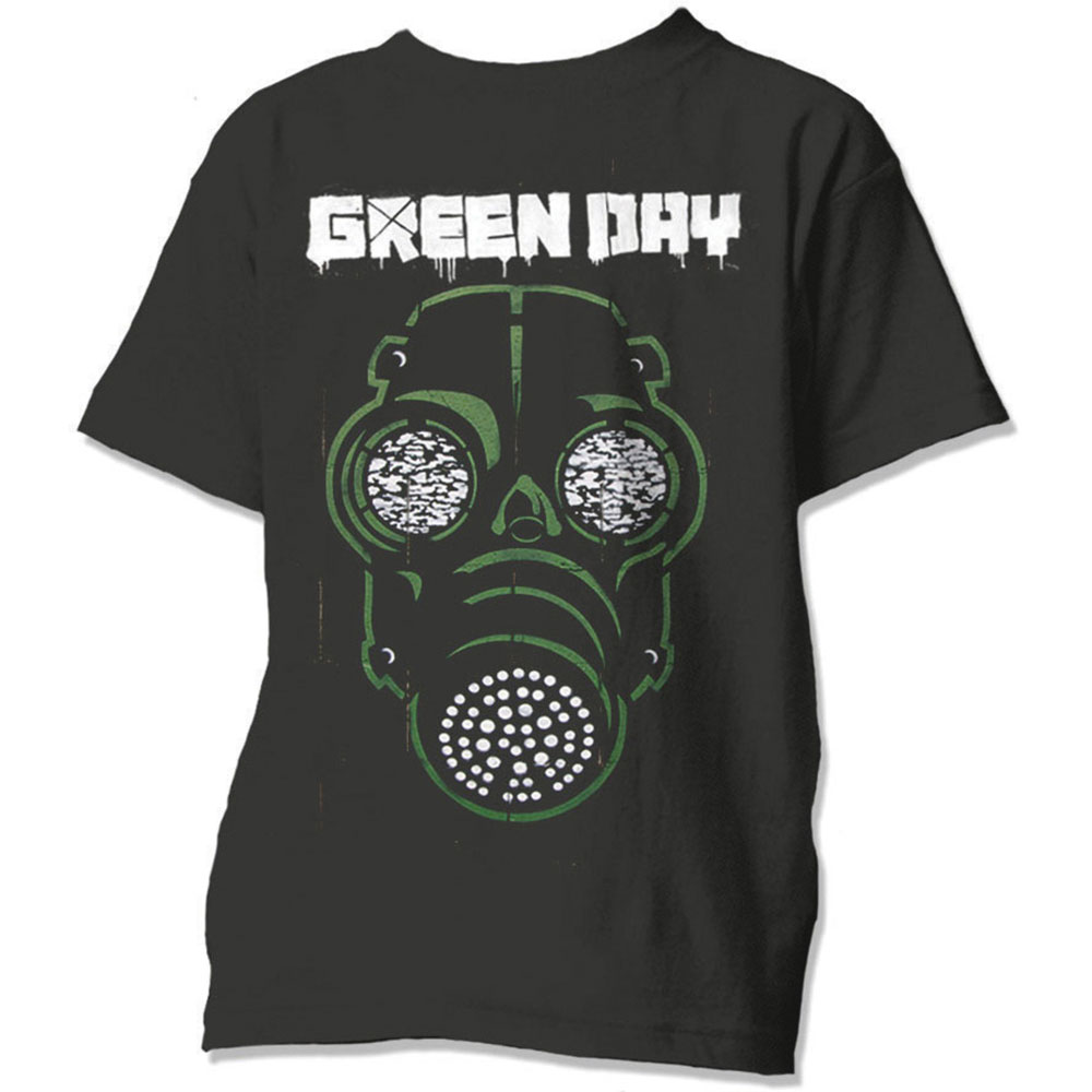 Green Day Unisex T-Shirt: Green Mask (XX-Large)