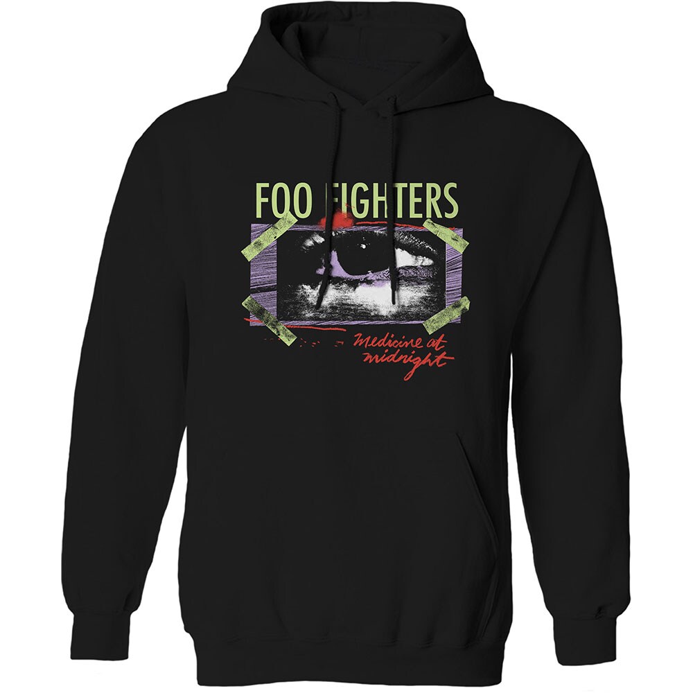 Foo Fighters Unisex Pullover Hoodie: Medicine At Midnight Taped (Small)