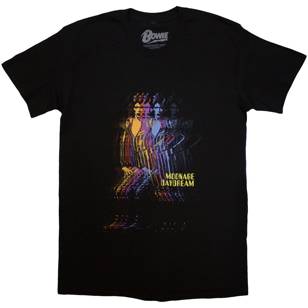 David Bowie Unisex T-Shirt: Moonage Multi Davids (XX-Large)
