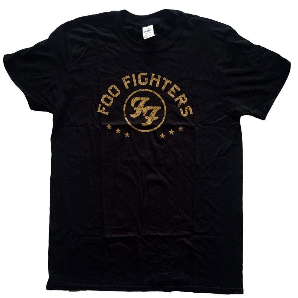 Foo Fighters Unisex T-Shirt: Arched Stars (Large)