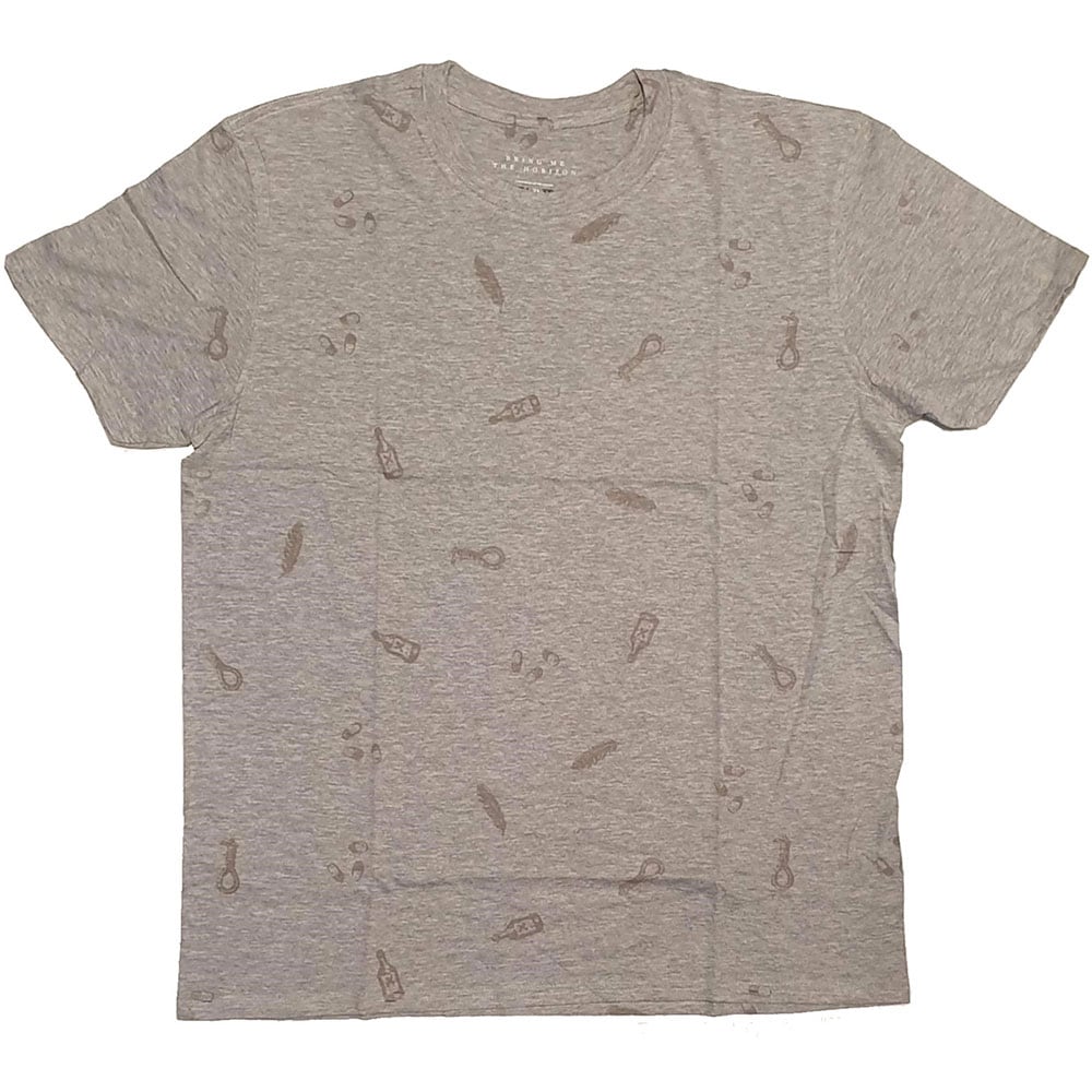 Bring Me The Horizon Unisex T-Shirt: Not so Happy (All Over Print) (Medium) - 2